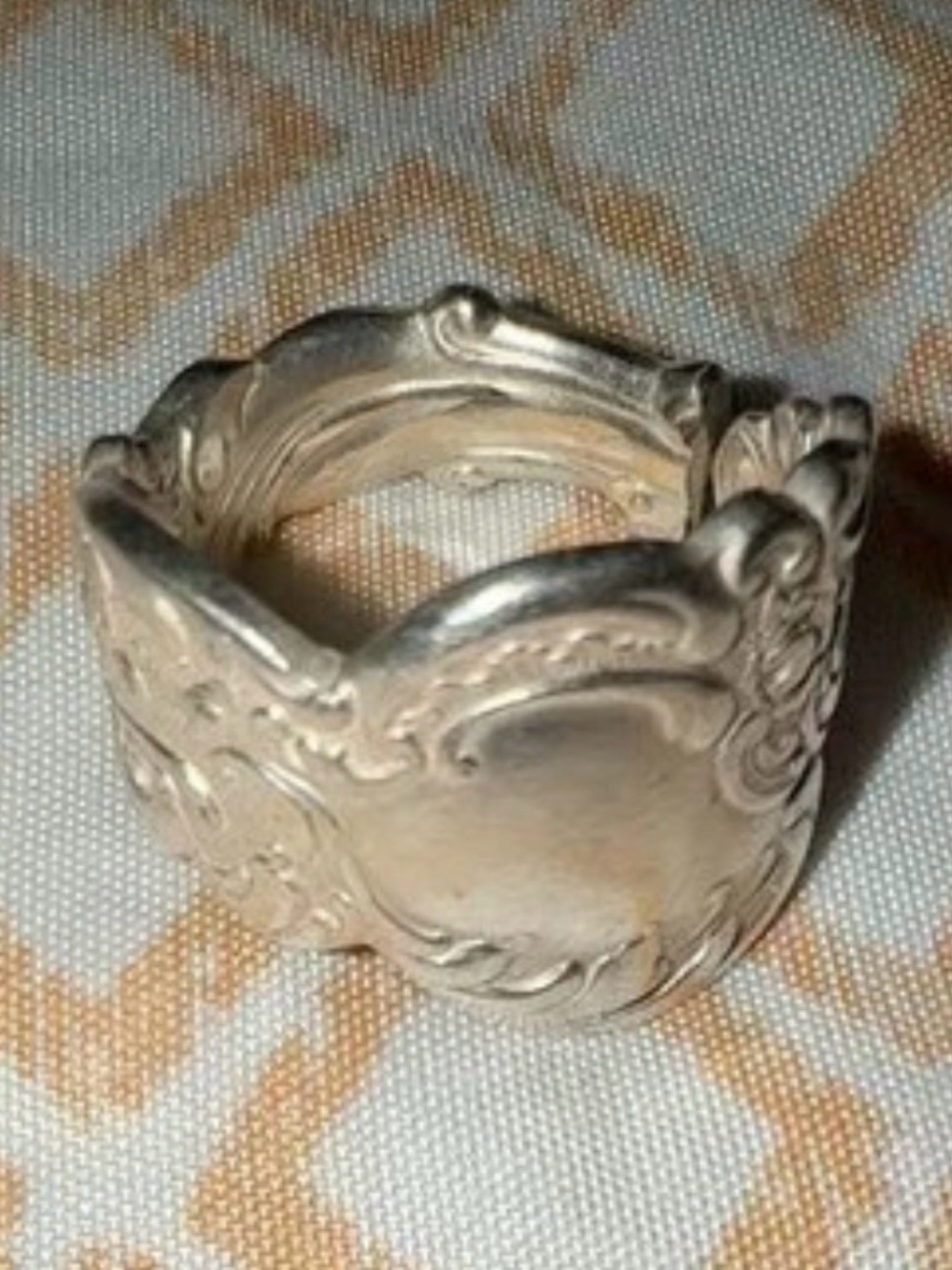 Handmade spoon ring size 8